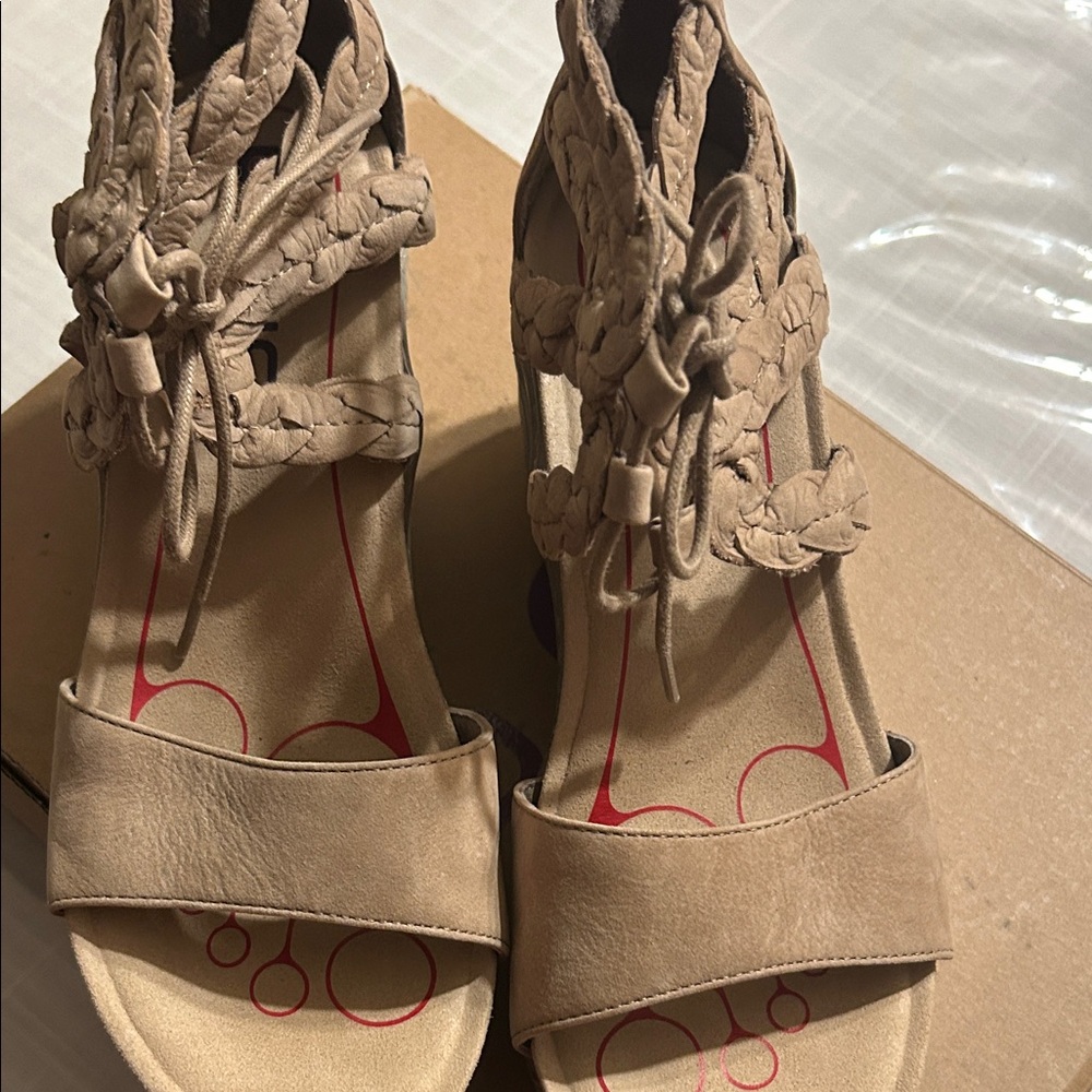 Braided Tan Sandals